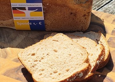 DUFE e.V. Ukraine Brot in allen Bäcker Peter Filialen