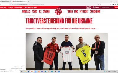 RWE Trikot Versteigerung